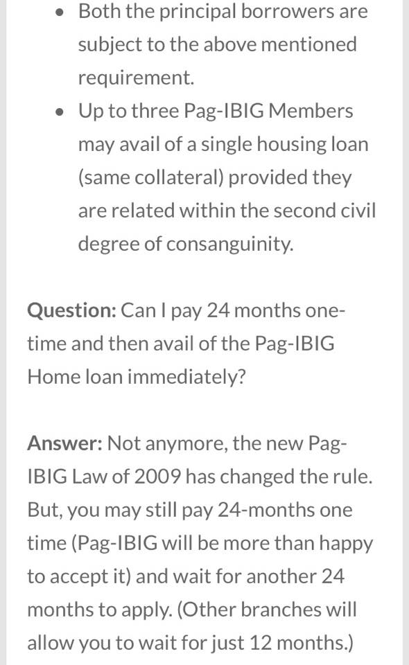 What are the eligibility requirements for a Pag-IBIG housing loan?